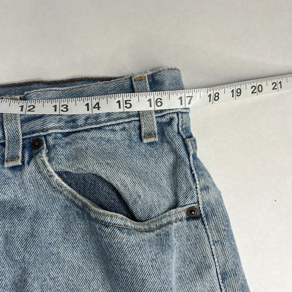 Levi Strauss Signature Men's Relaxed Jeans 36x30 100% Cotton Light‎ wash Work